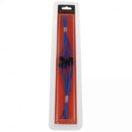 BLACK+DECKER A6489-XJ Nagy teherbírású csere damil, 2,4 mm (10 db)