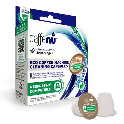 Caffenu ECO Tisztító Kapszula Nespresso Original gépekhez - 5 db