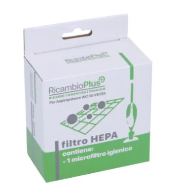 HEPA kifúvószűrő Vorwerk Kobold VK135 és VK136 porszívóhoz