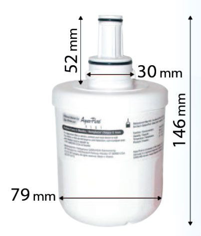 HAFIN1/EXP VÍZSZÜRÖ A-TOP, 86X86X167MM