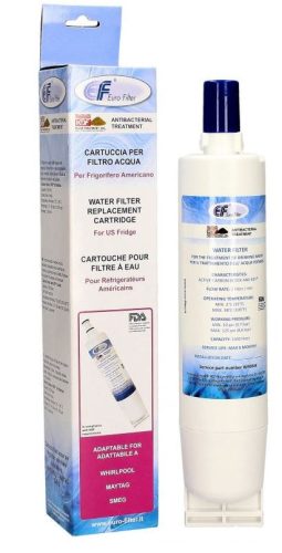 Vízszűrő Whirlpool Hűtőszekrényhez - Belső, Lábazati - Amerikai Típusú (SBS002, 481281729632 kompatibilis)