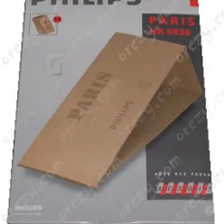 Eredeti Philips papír porzsák a HR6936 Paris porszívóhoz