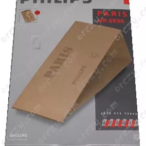 Eredeti Philips papír porzsák a HR6936 Paris porszívóhoz