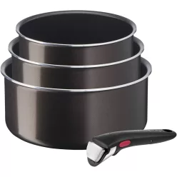 Tefal Ingenio Easy Plus lábaskészlet levehető nyéllel, 16, 18 és 20 cm