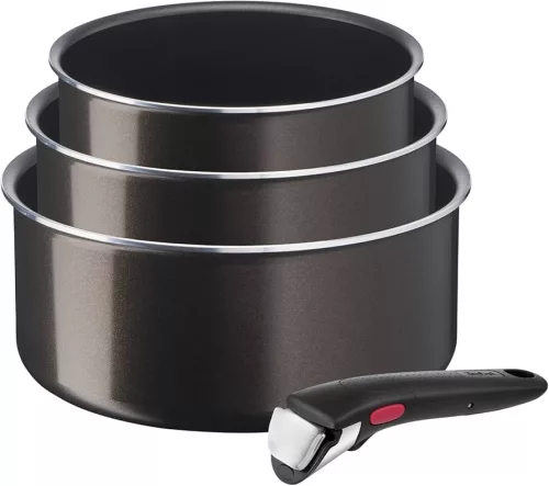Tefal Ingenio Easy Plus lábaskészlet levehető nyéllel, 16, 18 és 20 cm