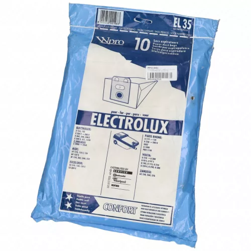 Eredeti Electrolux papír porzsák, tíz darab egy csomagban