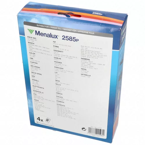 Menalux 2585P papír porzsák négy darabos csomagban