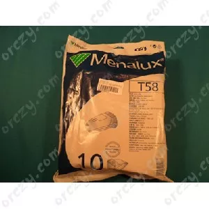 MENALUX T58 papír porzsák Bosch Kolibri és Gorenje porszívóhoz, tíz darab