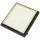 120x129x22 mm Szűrő, hepa HAUSER VC-1600 porszívó