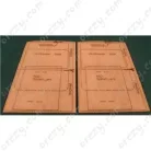 Electrolux EF 54 darabolható motorszűrő lap, 145x226x5 mm