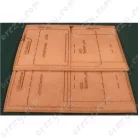 Electrolux EF 54 darabolható motorszűrő lap, 145x226x5 mm