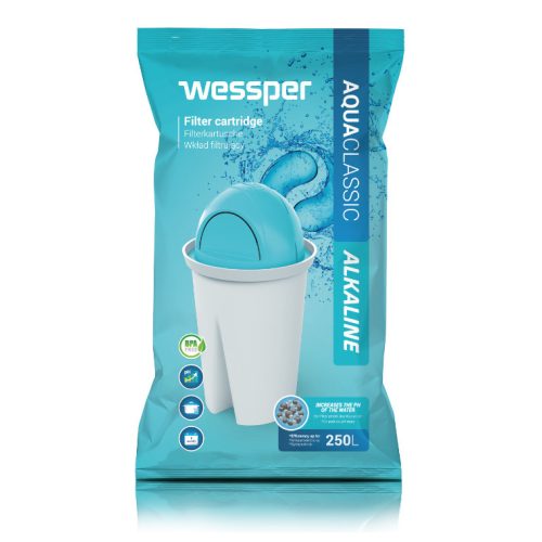 Wessper AquaClassic szűrő Wessper üvegkancsóhoz - lúgos víz