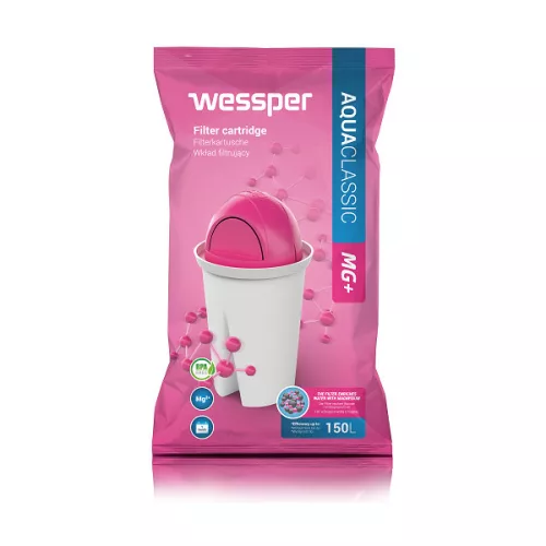 Wessper AquaClassic MG+ Vízszűrő Patron - Magnéziummal dúsító - Classic Típus (Brita Classic, Dafi Classic kompatibilis)