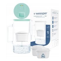   Wessper D2 FutureFlow Aquamax 3,3 l ÜVEGKANCSÓ + 1x vízszűrő patron (MENTA)