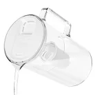 Wessper D2 BOROSILICATE Üveg Szűrőkancsó - 3.3 L - FutureFlow™ LED Számlálóval, Fehér