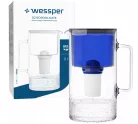 Wessper D2 Borosilicate Üveg Vízszűrő Kancsó - 3L - AquaClassic Szűrővel