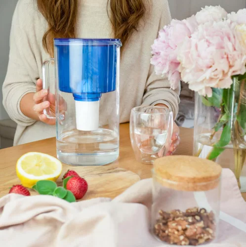 Wessper D2 Borosilicate Üveg Vízszűrő Kancsó - 3L - AquaClassic Szűrővel