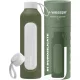 Wessper Activemax Crystalline Motivációs Üvegpalack - 1 literes - Olíva zöld