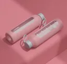 Wessper B1 BOROSILICATE Motivációs Üvegpalack - 1 literes - Rózsaszín