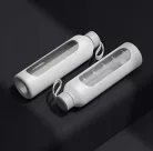 Wessper B1 Borosilicate Motivációs Üvegpalack - 1 l - Szilikon tokkal
