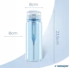 Wessper ActiveMax Clarti Tritan Szűrőpalack - 680 ml - Kék