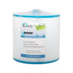   WF-102DY Darlly® Whirlpool Filter 60257 (helyettesíti az SC798, SR24, 6CH-924, PWW25SV-P3, Sunrise Spa szűrőt)