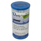 Darlly Jakuzzi Szűrőbetét Spa-In-A-Box Jakuzzihoz - 128 x 68 mm - SC764 / 20035 Típus (Pleatco PSB3.5, Unicel C-2305 kompatibilis)