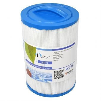 WF-59DY Darlly® Whirlpool Filter 40201 (helyettesíti a PSG25P4, SC715, CH-20, 4CH-20, FC-0125 szűrőt)