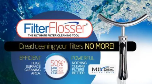 Filter Flosser - Szűrőzuhany - Szűrőtisztítás
