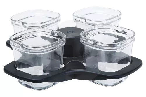 SEB XA702070 négydarabos ActiFry sütőedény készlet fekete tartóval