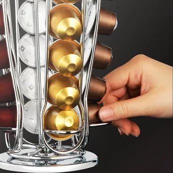 Gyönyörűen tervezett Nespresso kapszulatartó 4 x 10 kapszulához.