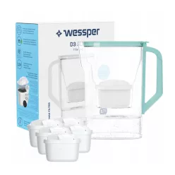 Wessper wes-set2 vízszűrő rendszer vízszűrő kancsó