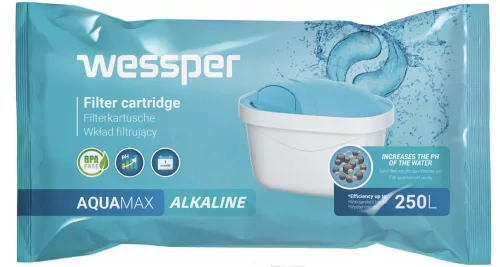 Wessper AquaMax Alkaline Lúgosító Szűrőpatron - Brita Maxtra+ / Dafi Unimax kompatibilis
