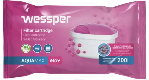 4 db Wessper AQUAMAX MG+ Szűrőpatron (Brita Maxtra+ kompatibilis)