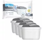 4 db Wessper AquaMax Protect vízszűrő patron (Brita Maxtra+, Aquaphor kompatibilis)
