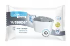 4 db Wessper AquaMax Protect vízszűrő patron (Brita Maxtra+, Aquaphor kompatibilis)
