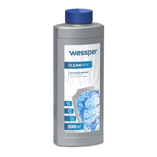 Wessper CleanMax Univerzális Vízkőoldó Folyadék - 500 ml - Kávéfőzőkhöz és Háztartási Gépekhez