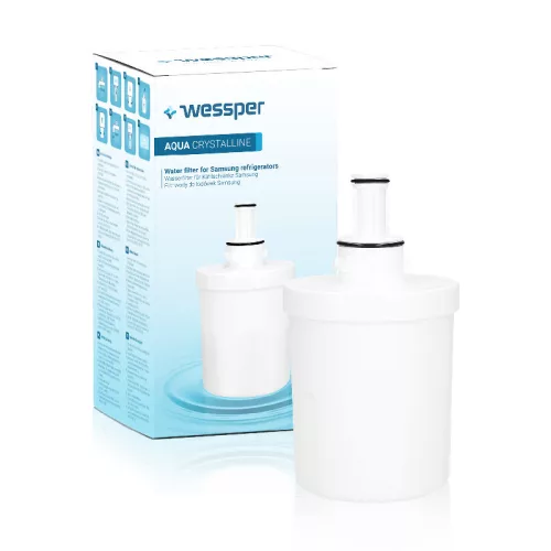 Wessper Aqua Crystalline Vízszűrő Samsung hűtőszekrényhez - Belső típus - (DA29-00003G, DA29-00003F, HAFIN2/EXP kompatibilis)