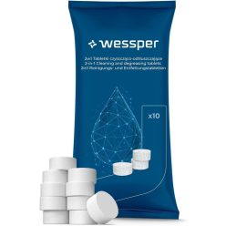   Wessper CleanOil 2 az 1-ben Tisztító és Zsírtalanító Tabletta Kávéfőzőkhöz - 10 x 2g - Univerzális