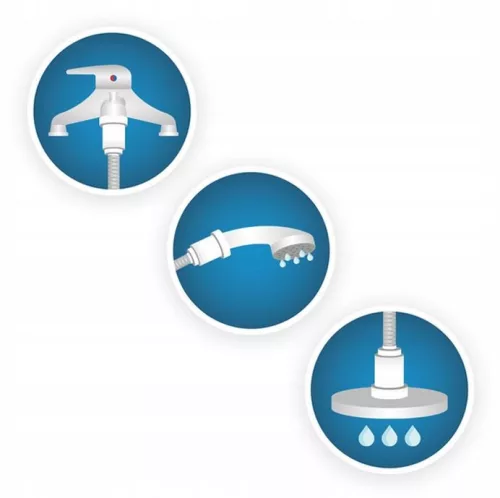 Wessper AquaShower Zuhanyvíz Szűrő - Univerzális - 1/2" Csatlakozás (wes080)