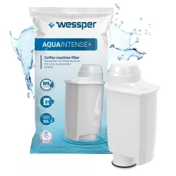 Wessper AquaIntense+ Vízszűrő Patron Saeco / Philips Kávéfőzőhöz - 50L - Brita Intenza+ Típus (CA6702, CA6702/00 kompatibilis)