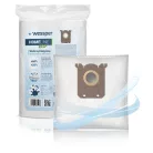 Wessper HomeLine eco Szintetikus Porzsák Philips / AEG-Electrolux porszívókhoz - 4 db + 1 szűrő
