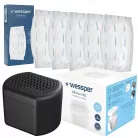 Wessper P2 Humifill Páramentesítő Készlet - 6x250g Utántöltővel - max. 20 m²-es helyiségekhez