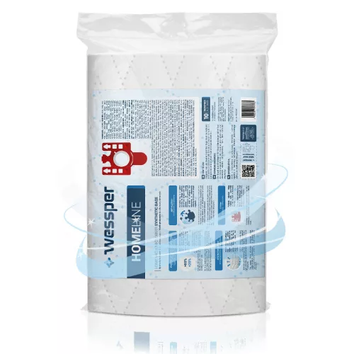 Wessper Szintetikus Porzsák Miele Porszívóhoz - 10 db - HyClean F, J, M, G, H, N típus (HyClean F/J/M/G/H/N kompatibilis)