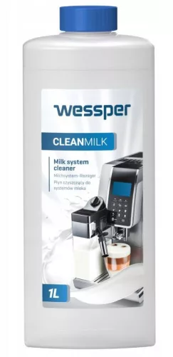 Wessper CleanMilk Tejrendszer Tisztító Folyadék Univerzális Kávégéphez - 1000 ml