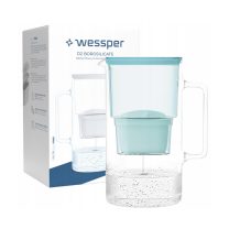 Wessper AquaMax üveg szűrőkancsó + ajándék vízszűrő