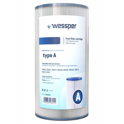 Wessper "A" típusú szűrőbetét (INTEX 29000)