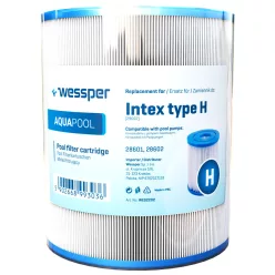   Wessper Szűrőbetét Intex Vízforgató Szivattyúhoz - Type H (29007 kompatibilis)