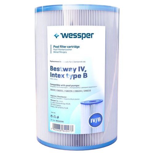 Wessper szűrőbetét (kompatibilis:BESTWAY IV/ INTEX B 58095)