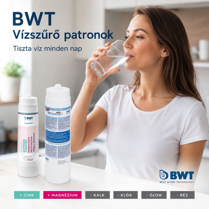 BWT vízszűrő patronok: A tiszta ivóvíz titka